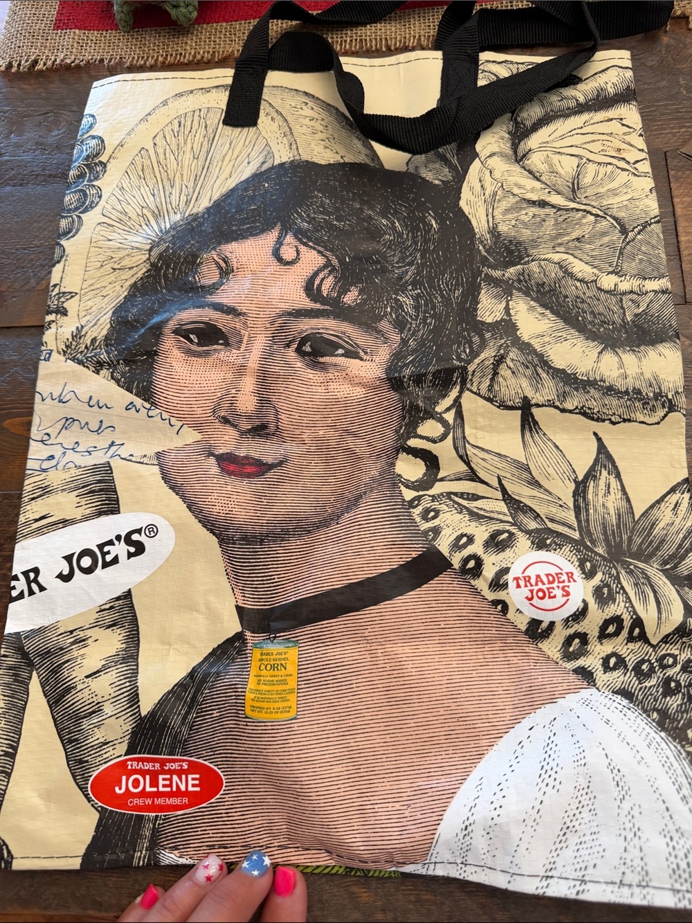 Trader Joe’s "Home Cooking with Joe" Collectible Reusable set of 2 – Joni/Jolene - Picture 3 of 12